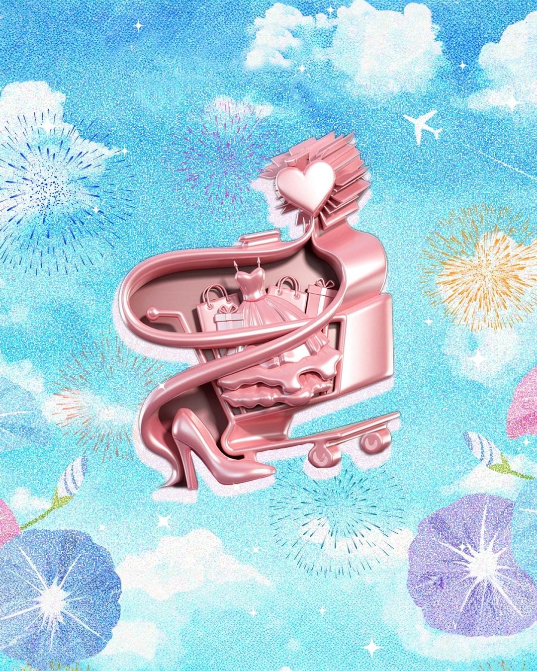 New years shopping post